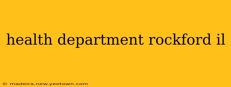 health department rockford il