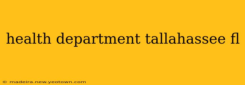 health department tallahassee fl