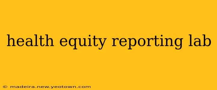 health equity reporting lab