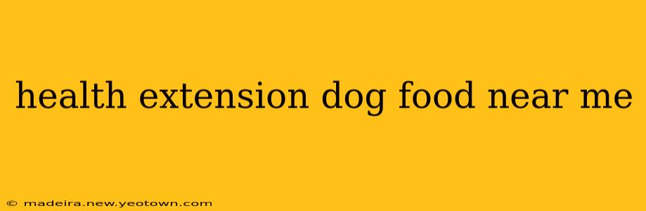 health extension dog food near me