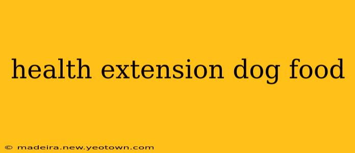 health extension dog food
