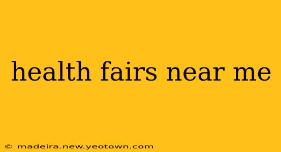 health fairs near me
