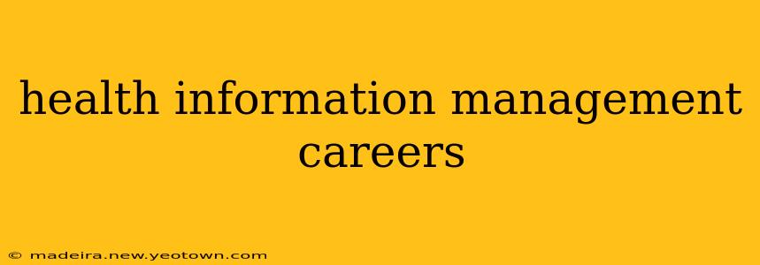 health information management careers