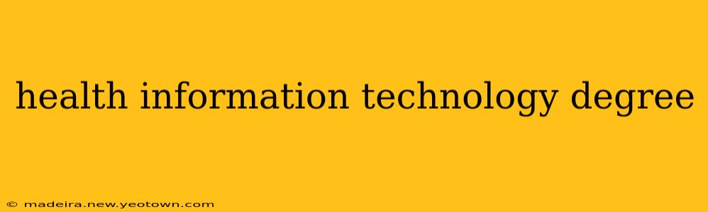 health information technology degree