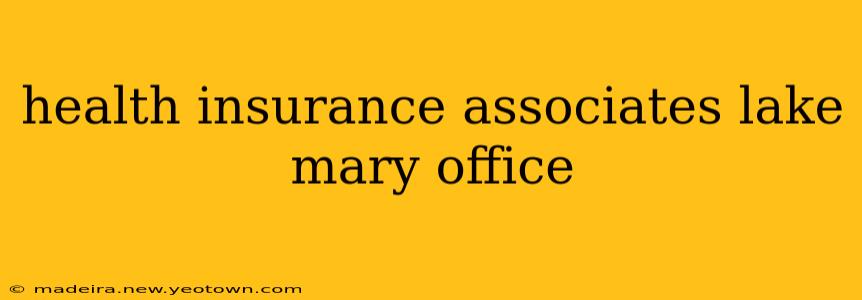 health insurance associates lake mary office