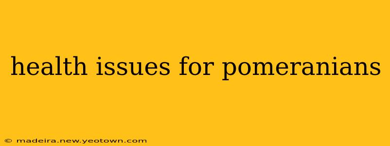 health issues for pomeranians