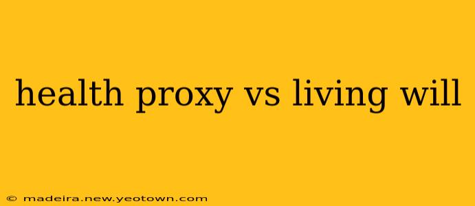 health proxy vs living will