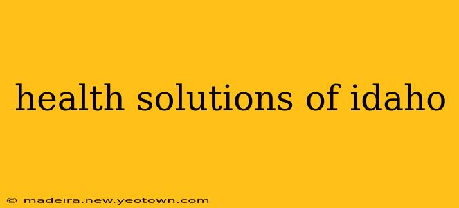 health solutions of idaho