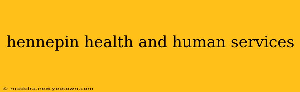 hennepin health and human services