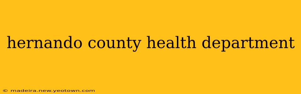 hernando county health department