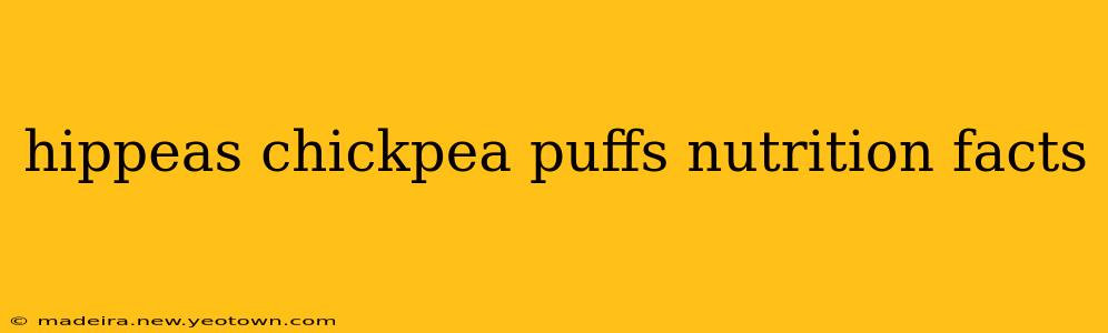 hippeas chickpea puffs nutrition facts