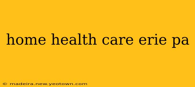 home health care erie pa
