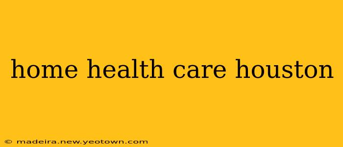 home health care houston