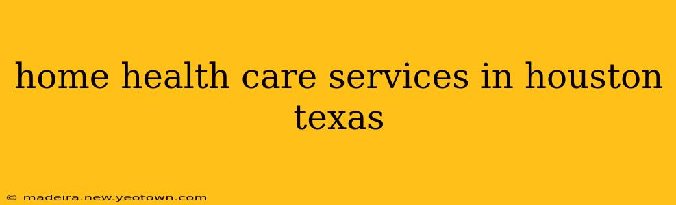 home health care services in houston texas