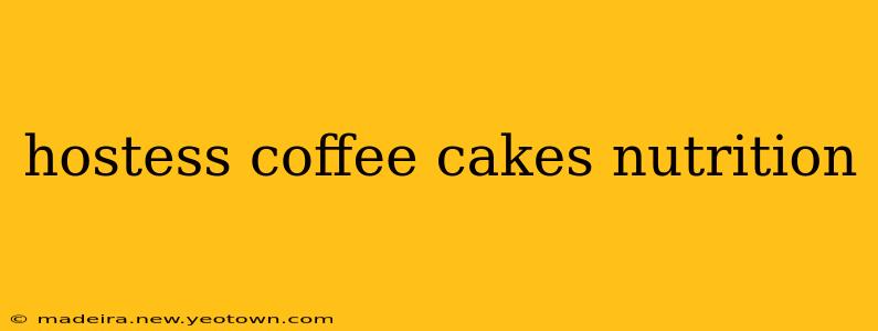 hostess coffee cakes nutrition