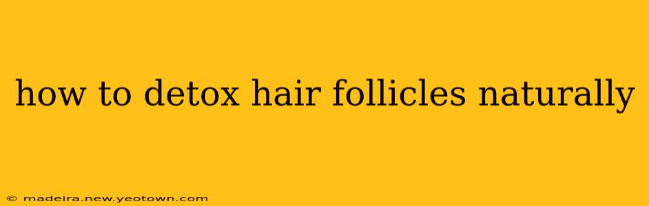 how to detox hair follicles naturally