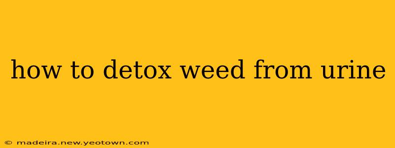 how to detox weed from urine