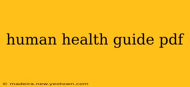 human health guide pdf