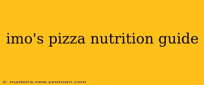 imo's pizza nutrition guide