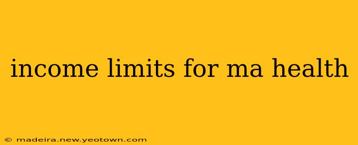 income limits for ma health