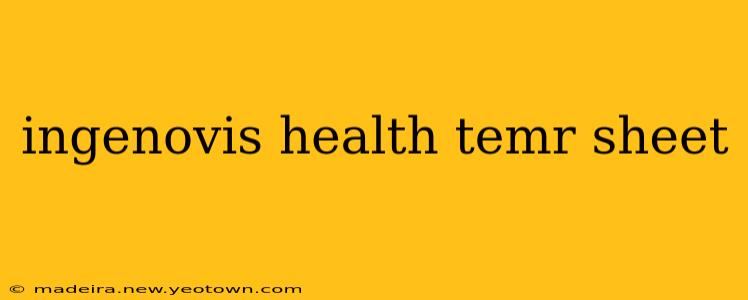 ingenovis health temr sheet