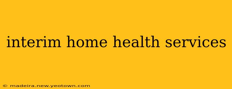 interim home health services