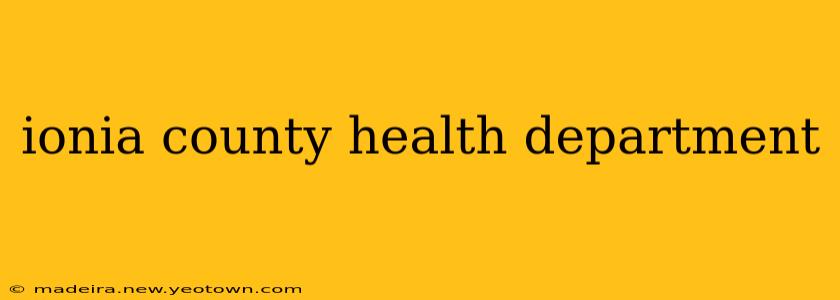 ionia county health department