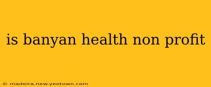 is banyan health non profit