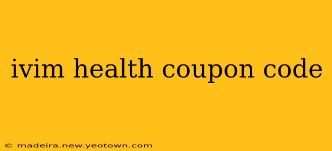 ivim health coupon code