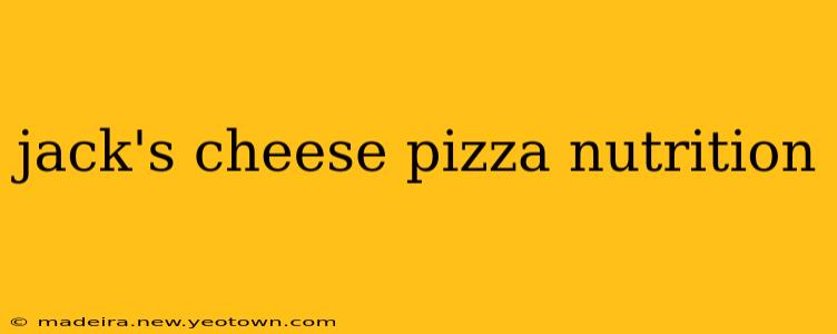 jack's cheese pizza nutrition