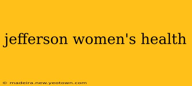 jefferson women's health