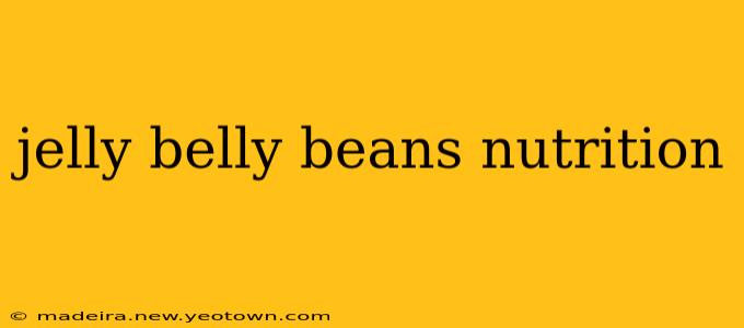 jelly belly beans nutrition