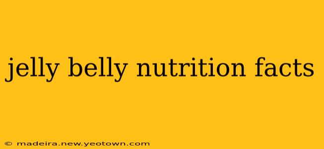 jelly belly nutrition facts