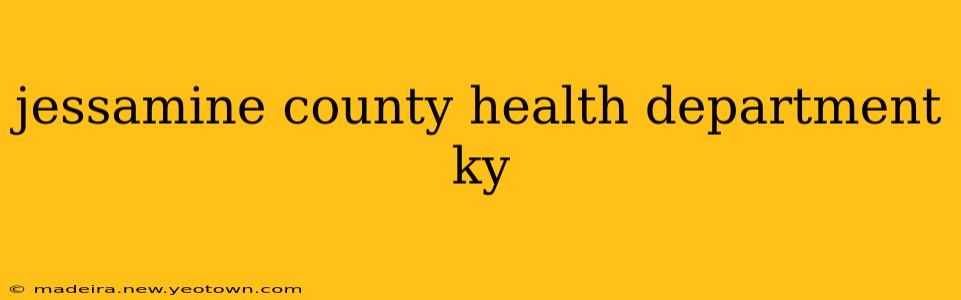 jessamine county health department ky