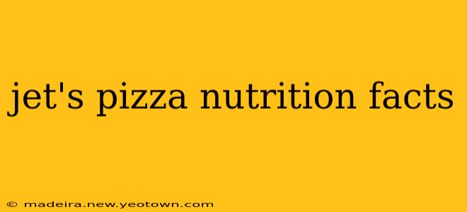 jet's pizza nutrition facts