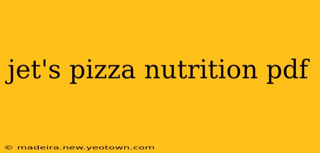 jet's pizza nutrition pdf