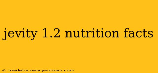 jevity 1.2 nutrition facts