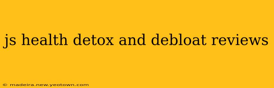 js health detox and debloat reviews