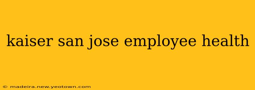 kaiser san jose employee health
