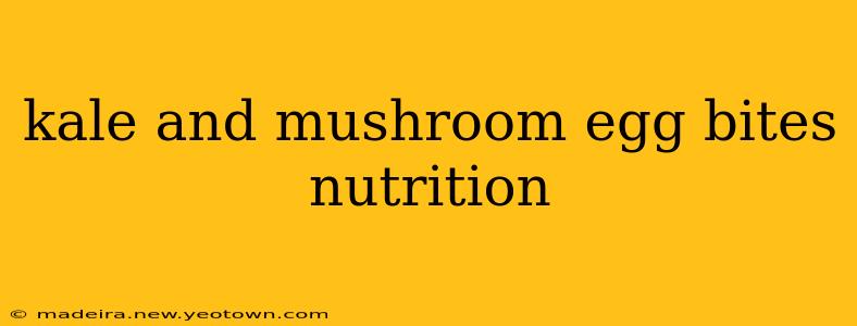 kale and mushroom egg bites nutrition