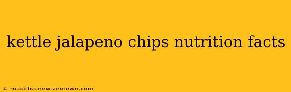 kettle jalapeno chips nutrition facts