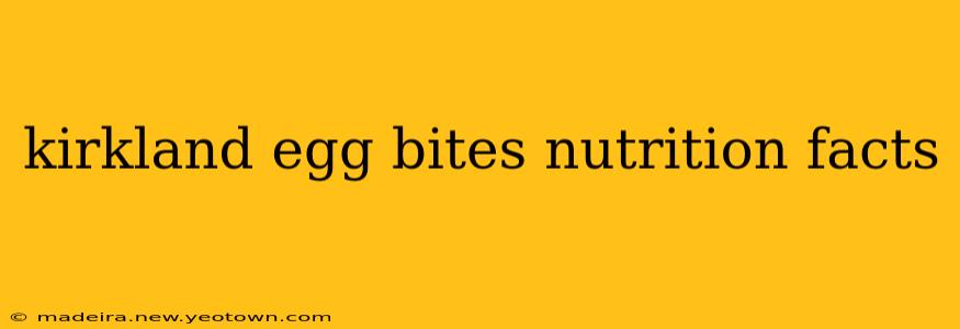 kirkland egg bites nutrition facts