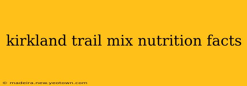 kirkland trail mix nutrition facts