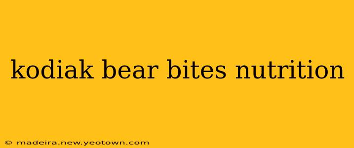 kodiak bear bites nutrition