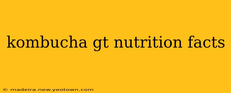 kombucha gt nutrition facts