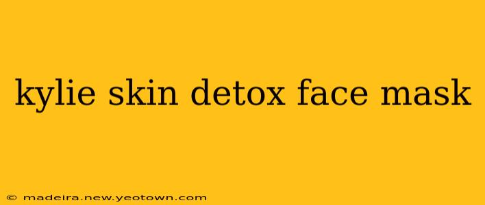 kylie skin detox face mask
