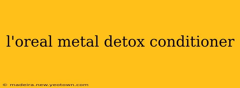 l'oreal metal detox conditioner