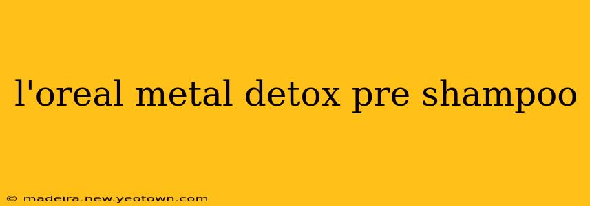 l'oreal metal detox pre shampoo