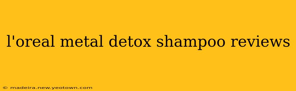 l'oreal metal detox shampoo reviews