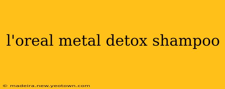l'oreal metal detox shampoo